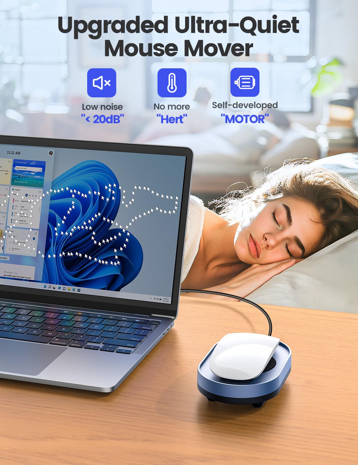 Vaydeer Undetectable Mouse Mover, M4 Mouse Jiggler Device with ON/Off Switch, Driver-Free Shaker Wiggler Mouse Movement Simulation for Computer Awakening, Gift Ideal for Men/Women 🍁 All In One Marketplace Canada