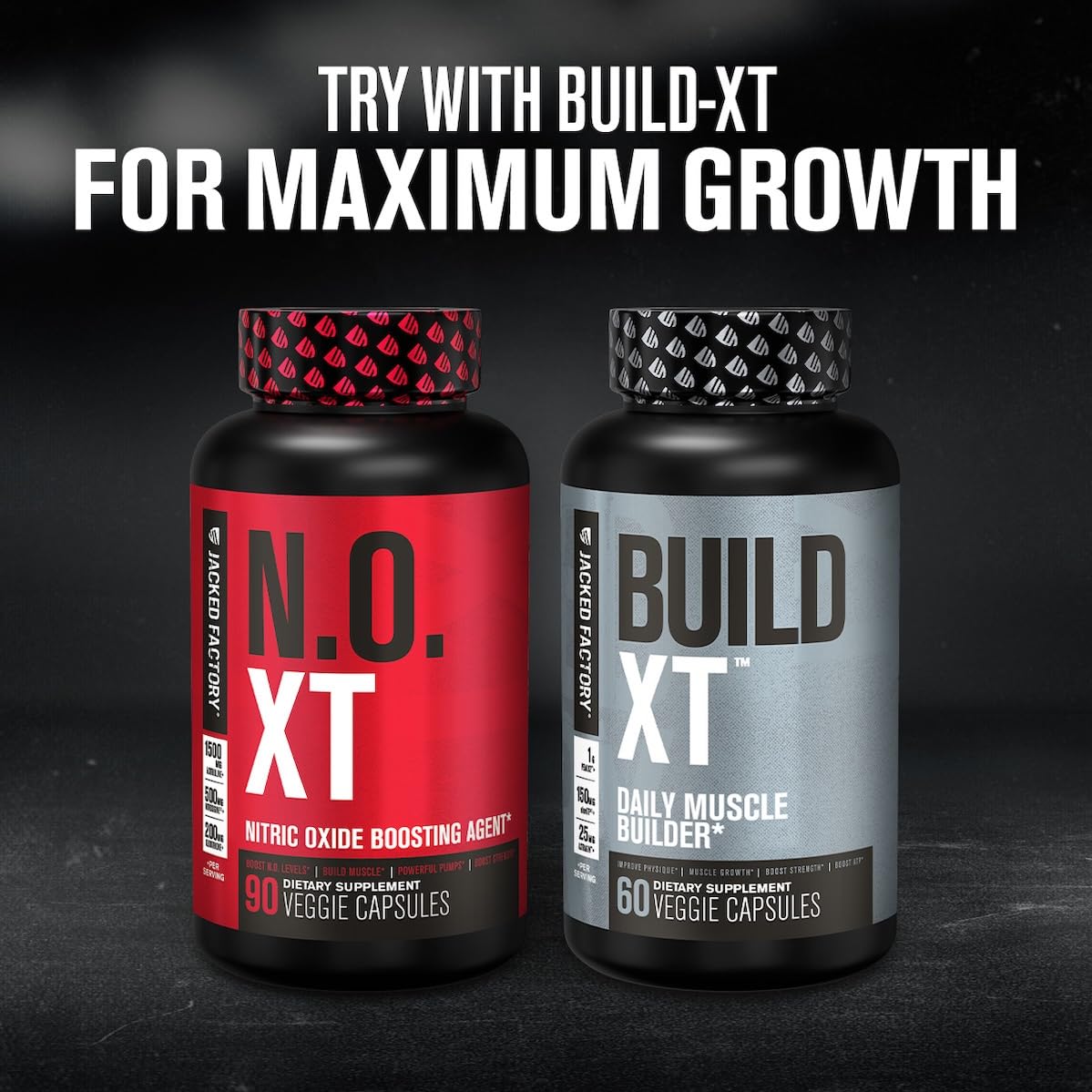 Nitric Oxide Supplement N.O. XT with Nitrosigine L Arginine & L Citrulline for Muscle Growth, Pumps, Vascularity, & Energy - 90 Count 🍁 All In One Marketplace Canada