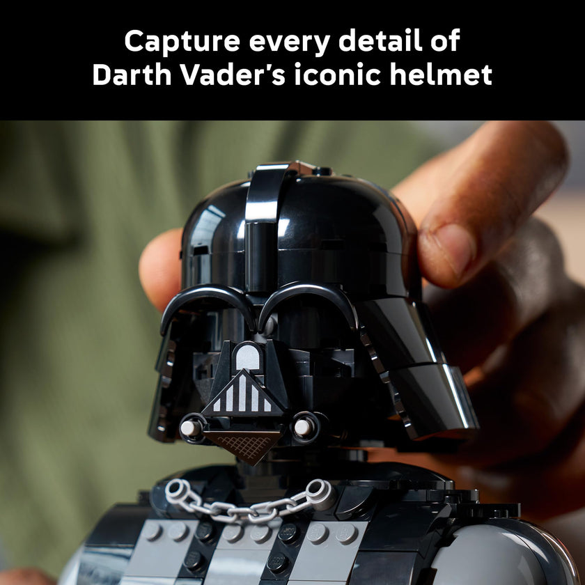LEGO Star Wars Darth Vader Bust - Collectible Building Set for Adults, Ages 18+ - Star Wars Gift for Men & Women - with Darth Vader Minifigure - Bedroom or Shelf Decor - 75439 🍁 All In One Marketplace Canada