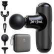 BOB AND BRAD Q2 Mini Massage Gun, Powerful Pocket-Sized Massager, Portable Muscle Massage Gun, Ultra Small & Quiet Massager with Carry Case for On The Go Usage, Gifts for Women Men Athletes (Black) 🍁 All In One Marketplace Canada