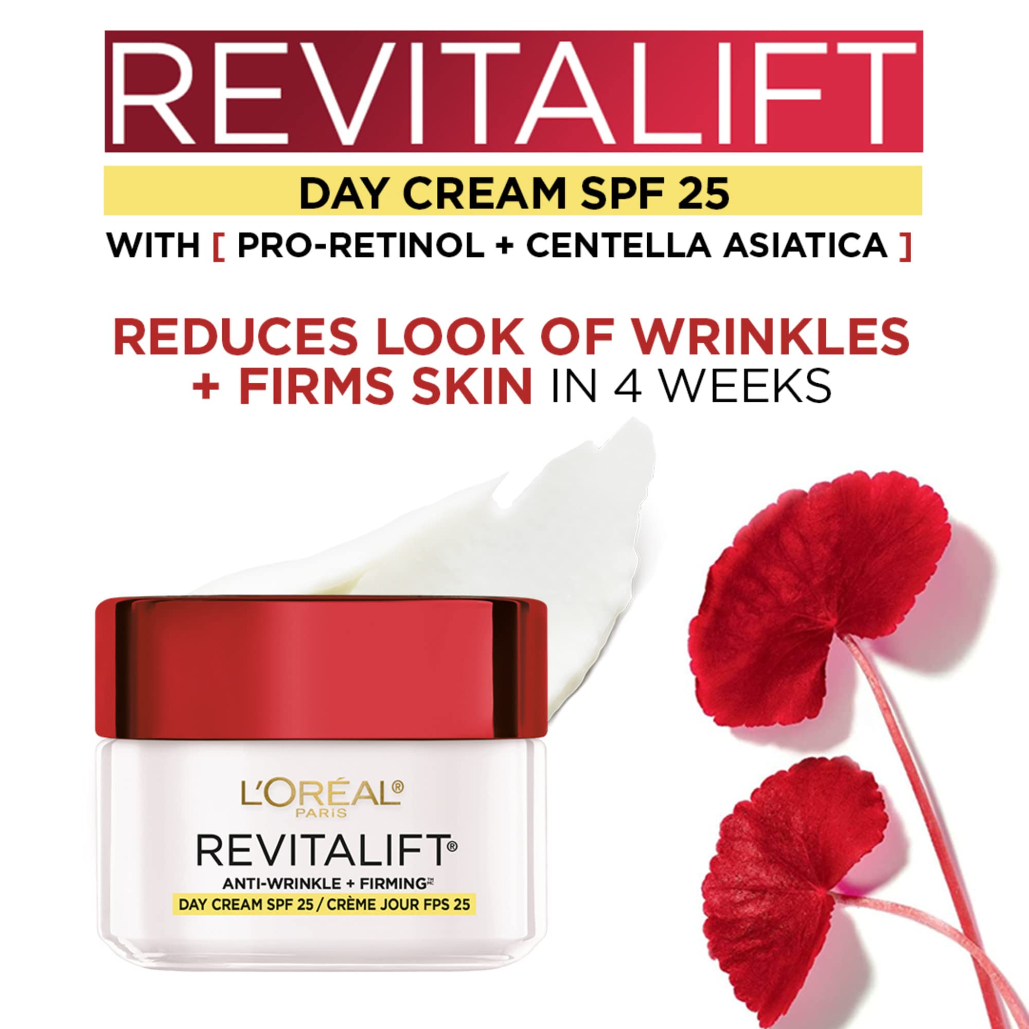 L'Oréal Paris SPF Moisturizer for Face with Pro-Retinol & Centella, Face Moisturizer Fights the Look of Wrinkles, Moisturizer to Firm Skin & Target the Signs of Aging, Revitalift, 50ml 🍁 All In One Marketplace Canada