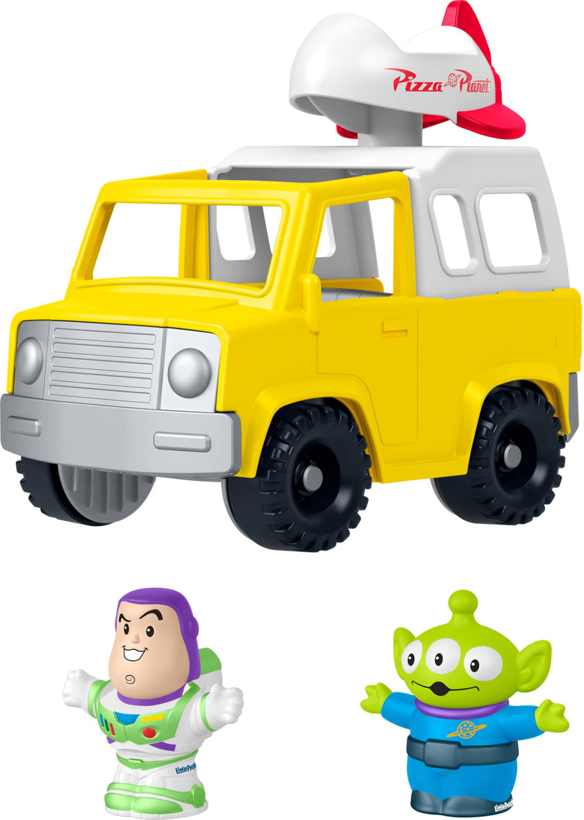Fisher-Price Little People Toddler Toy Disney & Pixar Toy Story Pizza Planet Truck with Buzz Lightyear & Alien Figures for Kids Ages 18+ Months 🍁 All In One Marketplace Canada