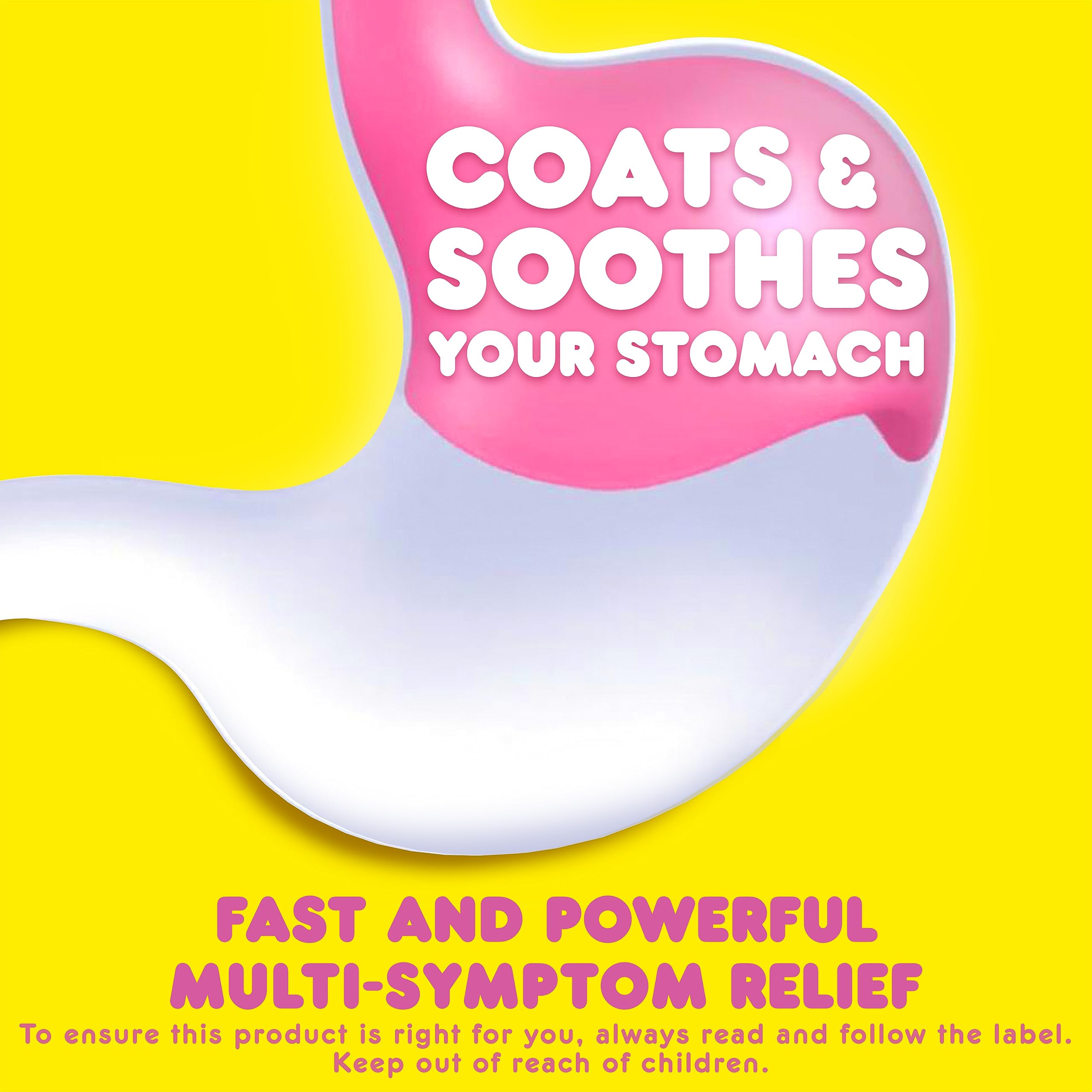 Pepto Bismol Liquid, Upset Stomach Relief, Diarrhea Relief, Heartburn, Nausea, Indigestion, Upset Stomach, Original Flavor, Pack of 2, 480mL each 🍁 All In One Marketplace Canada