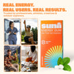 Sunii Nootropic Energy Gum - Quick Boost Energy & Focus - 100mg Caffeine Gum, Fresh Mint Taste - Vitamins B6 & B5, Taurine, Vegan, No Sugar, 5 Calorie, Faster than Chews, Drinks, Gels & Pills (24pcs) 🍁 All In One Marketplace Canada