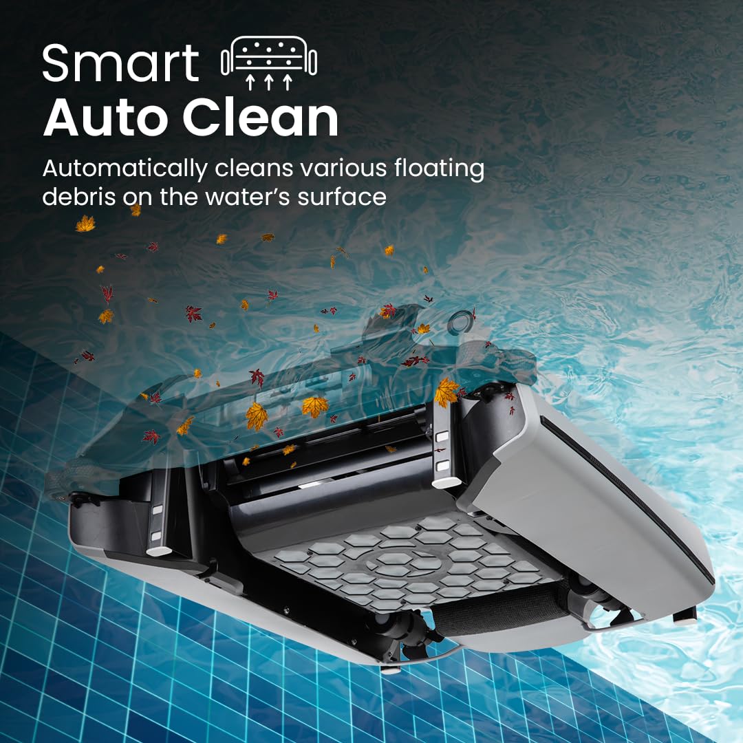 Betta SE Plus - Solar-Powered Robotic Pool Skimmer with 24/7 Continuous Cleaning Power, Dual Charging Options, Twin Salt Chlorine Tolerant Motors, and Shallow Water Safeguard 🍁 All In One Marketplace Canada
