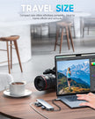 Hiearcool USB C Hub for MacBook – 7-in-1 USBC Adapter with 4K HDMI, 100W PD, USB 3.0 5Gbps Ports, SD/TF Card Reader – USB-C Dongle for Office, Meetings, Travel & Home Setup-Space Grey 🍁 All In One Marketplace Canada