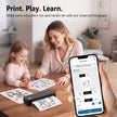 Gloryang Inkless Portable Printer for Travel, Wireless Thermal Printer Supports 8.5 x 11 Inch & A4 Size, Bluetooth Printer Includes Carry Case and 3 Rolls of Thermal Paper Kit, Black 🍁 All In One Marketplace Canada