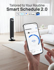 DREO Smart Tower Fan for Bedroom, Upgraded DC 9 Speeds 20dB Ultra-Quiet Floor Fan, 90° Oscillating Fans with 28ft/s Velocity, 12H Timer, Standing Fan, Bladeless Fan Powerful for Home Office Room 🍁 All In One Marketplace Canada