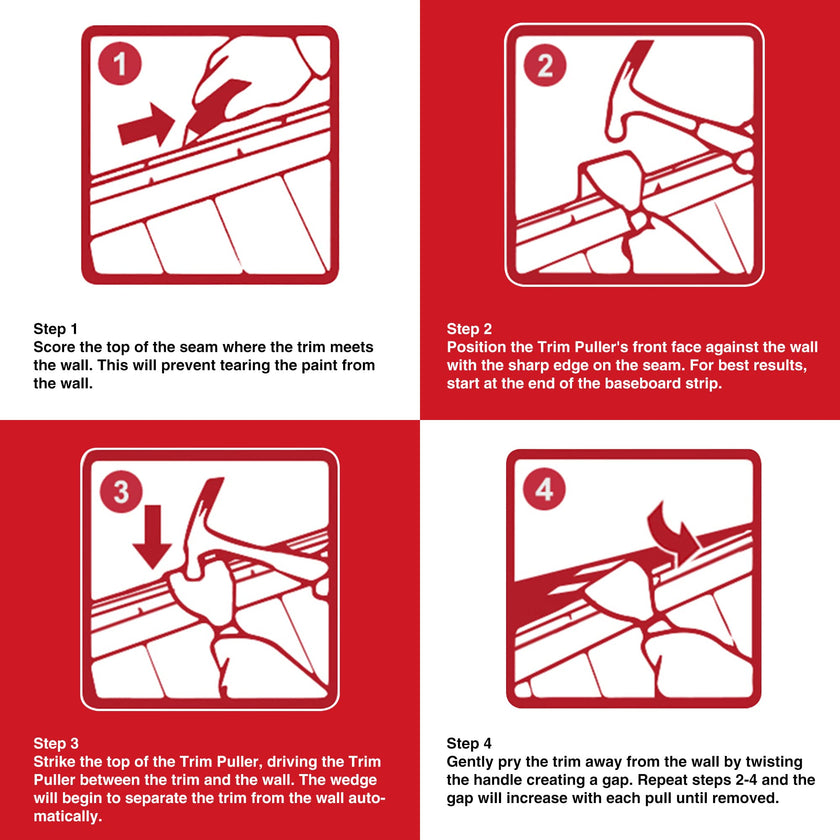 Goldblatt Trim Puller, Tile Removal Multi-Tool for Commercial Work & Home Improvement, Baseboard, Molding, Siding and Floor Removal, Remodeling 🍁 All In One Marketplace Canada