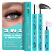 GEMERRY 3-IN-1 Lash Glue Lash Bond and Seal and Remover Clusters Lashes Glue Black Cluster Eyelash Glue Waterproof Long Lasting DIY Eyelash Extension at Home Latex-Free 9ML 🍁 All In One Marketplace Canada