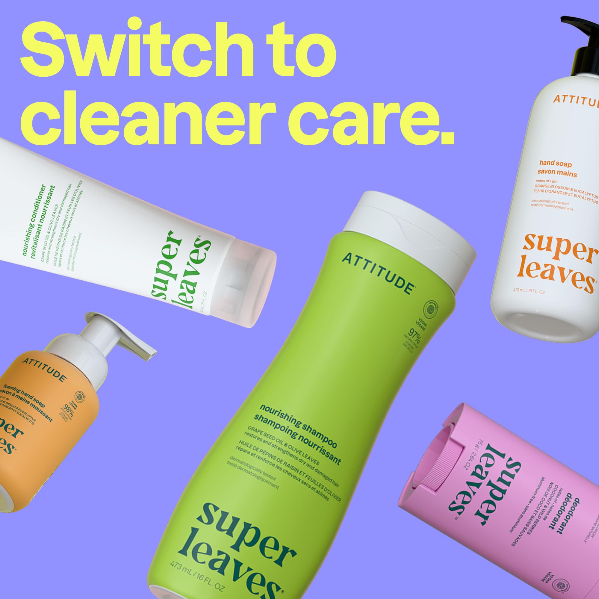 ATTITUDE Liquid Hand Soap, Made in Canada, EWG Verified, Plant and Mineral-Based, Vegan Personal Care Products, Earl Grey & Fresh Cucumber Scent, Bulk Refill Format, 2 Liters 🍁 All In One Marketplace Canada