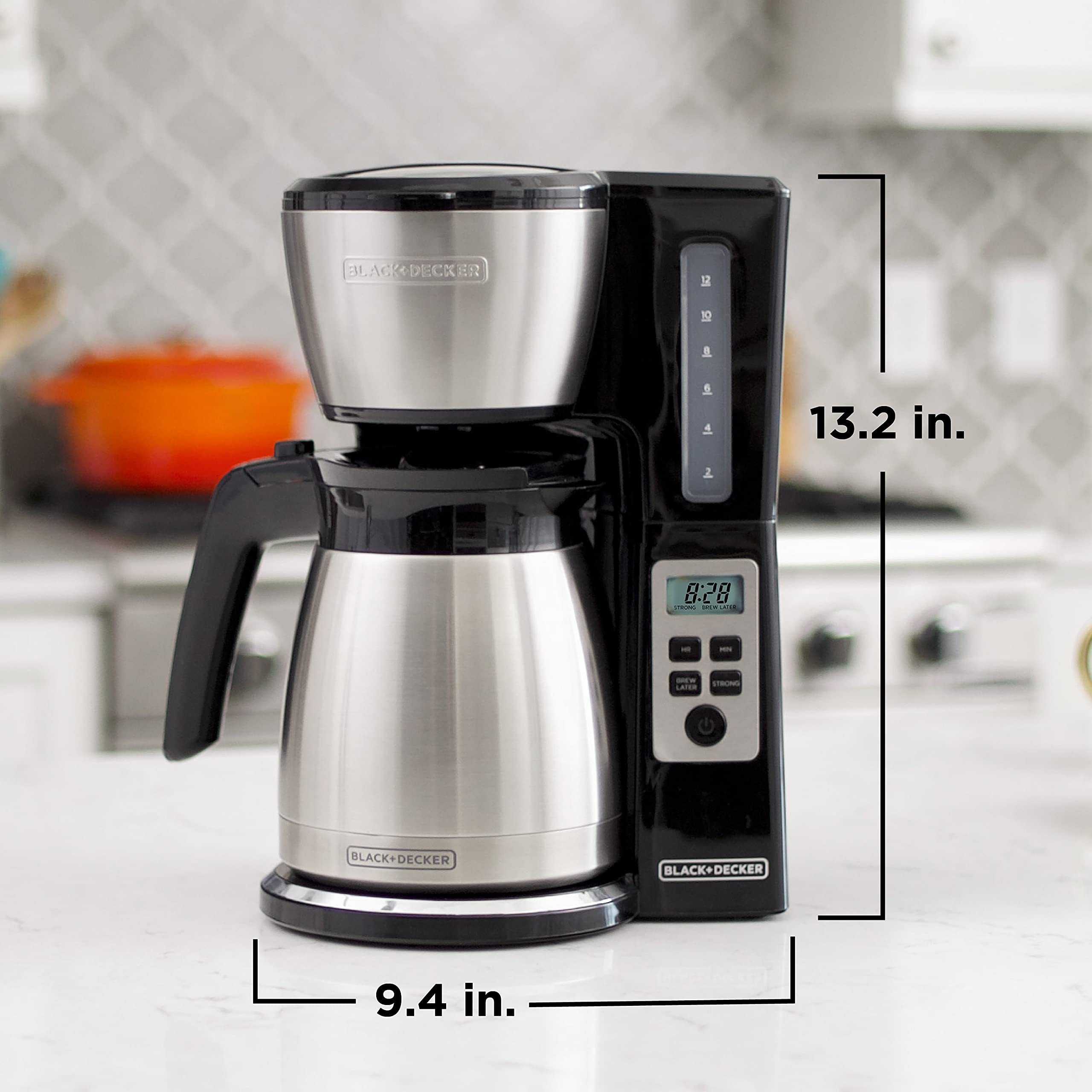 BLACK+DECKER CaféCraft 12-Cup Programmable Coffee Maker, Thermal Carafe 🍁 All In One Marketplace Canada