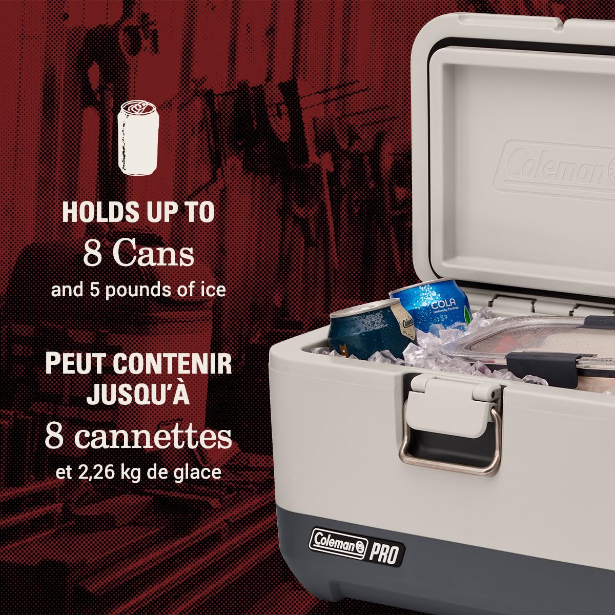Coleman Pro 9-Quart Premium Hard Cooler Lunchbox, Heavy-Duty, Ultra-Light, Fully Insulated Lid & Body Stays Cold for Days, Great for Camping, Parties, Sports, Concerts, Lunches & More 🍁 All In One Marketplace Canada