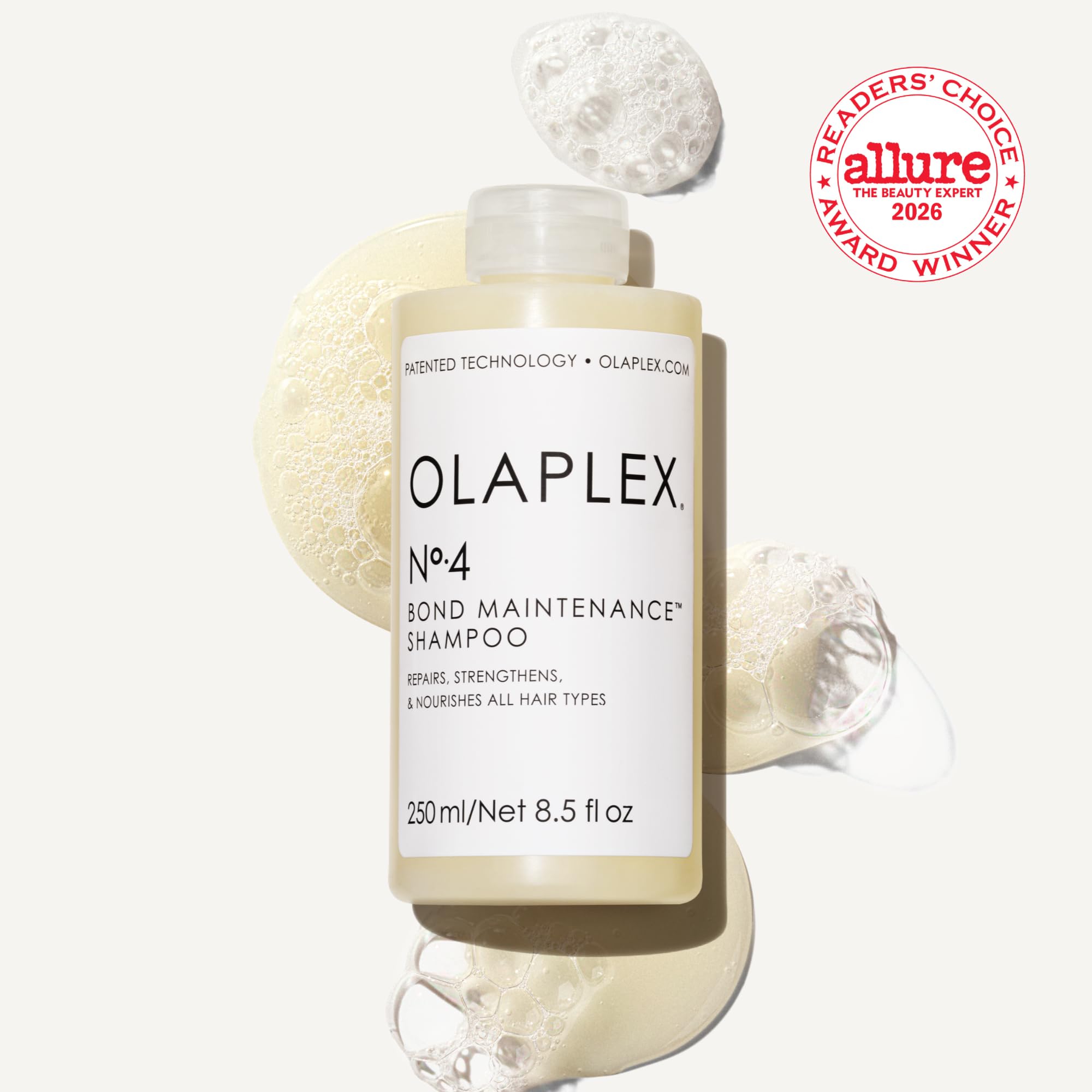 Olaplex N°.4 Bond Maintenance™ Hair Strengthening Shampoo: Repairs Damage & Defend Against Future Breakage | Replenishes Hydration | For Coily, Curly, Straight, and Wavy, 250 mL / 8.5 Fl Oz 🍁 All In One Marketplace Canada