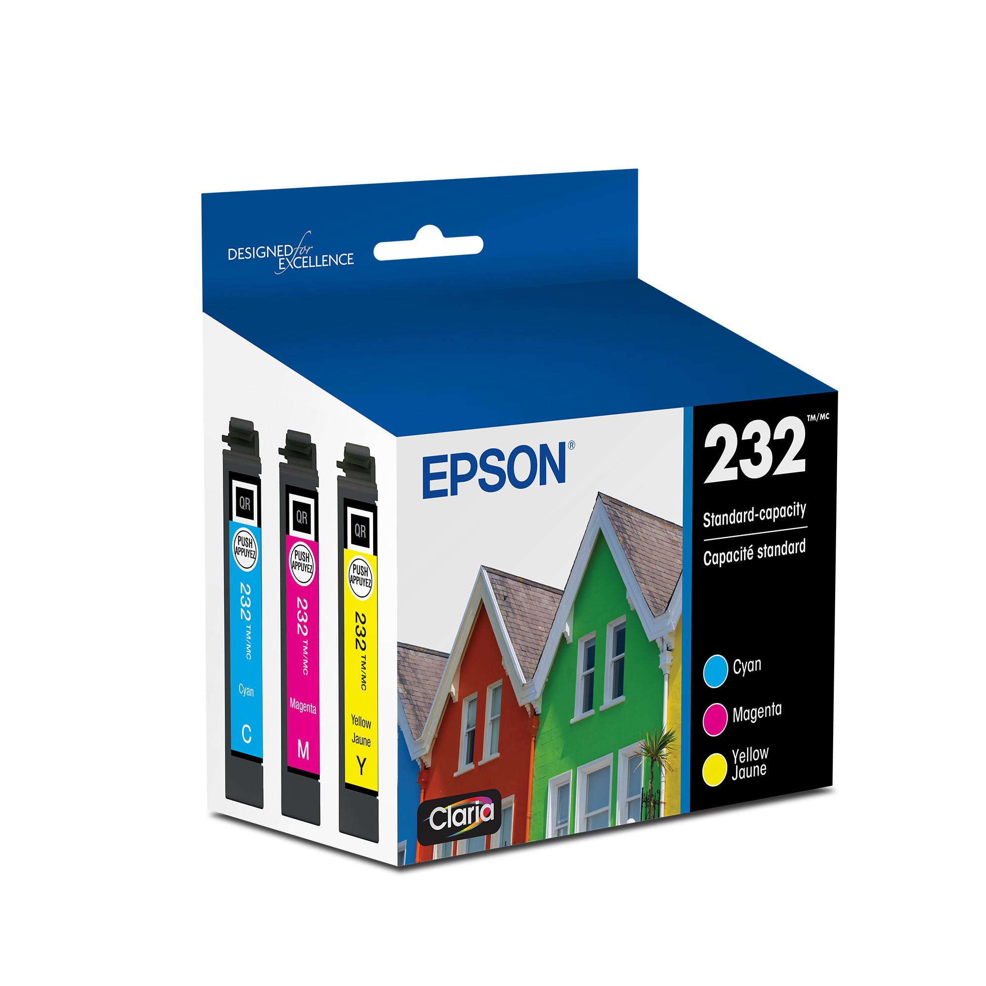Epson 232 Genuine Ink Standard Capacity 3 Color Combo Pack T232520 🍁 All In One Marketplace Canada