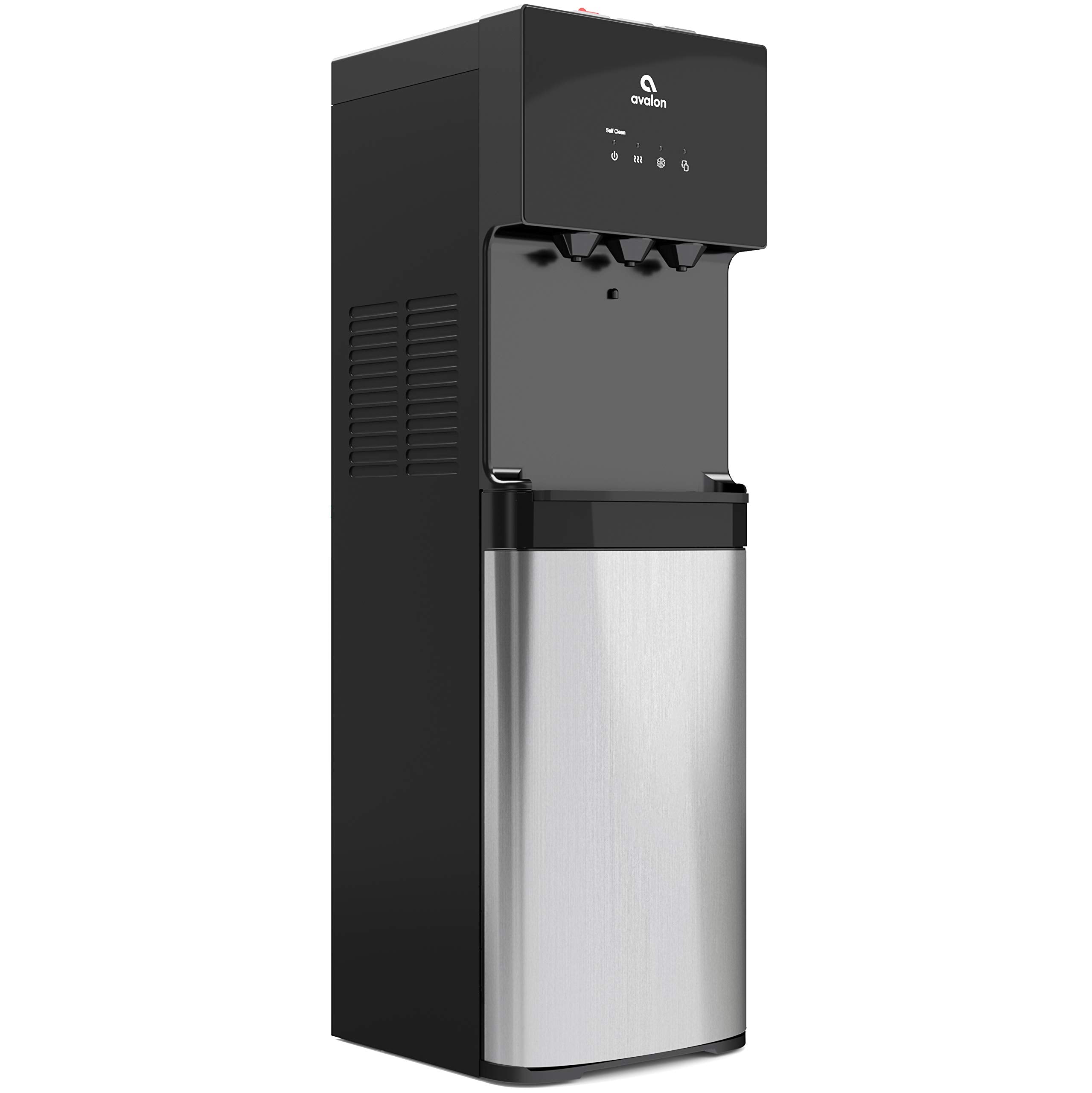 Avalon Bottom Loading Water Cooler Water Dispenser, 3 Temperature, UL/Energy Star Approved, Black & Stainless Steel 🍁 All In One Marketplace Canada