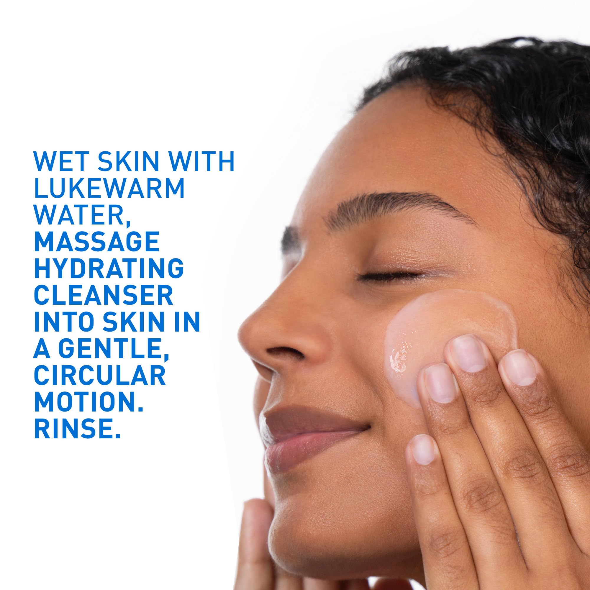 CeraVe Hydrating Face Wash, Daily, Gentle Moisturizing Non-Foaming Facial Cleanser for Men & Women with Hyaluronic Acid, Ceramides, Glycerin. Suitable for Dry & Sensitive Skin, Fragrance-Free, 473ML 🍁 All In One Marketplace Canada