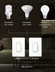 Kasa Smart 3-Way Dimmer Light Switch Kit by TP-Link (KS230 KIT V2) - Neutral Wire Required, 2.4GHz WiFi Light Switch works with Alexa and Google Home, No Hub Required, UL Certified, White 🍁 All In One Marketplace Canada