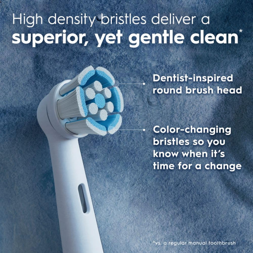 Oral-B iO Genuine Replacement Brush Heads, White, 4ct Ultimate Clean + 1ct Gentle Care, 15 Month Supply, Compatible Exclusively with Oral-B iO Electric Toothbrushes, Not Compatible with any Other Series Including: Pro, Vitality, Smart, or Genius