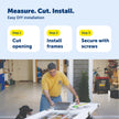 PetSafe Interior 2-Way Locking Cat Door - Indoor Pet Flap - Hides Litterbox or Food - DIY Installation 🍁 All In One Marketplace Canada