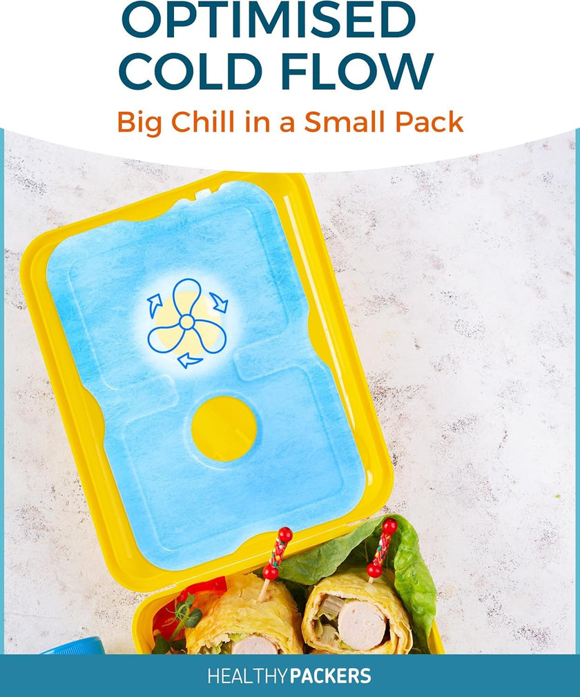 Healthy Packers Ice Packs for Lunch Boxes & Coolers - Freezer Packs - Original Cool Pack | Cooler Accessories for Beach, Camping & Fishing | Slim & Long-Lasting Reusable Ice Pack for Cooler 🍁 All In One Marketplace Canada