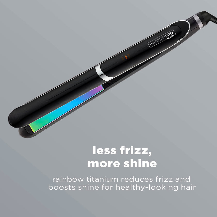 Infiniti Pro by Conair Titanium Flat Iron, Rainbow Finish, 1-Inch 🍁 All In One Marketplace Canada