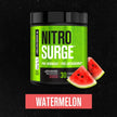 NITROSURGE Pre Workout Supplement - Endless Energy, Instant Strength Gains, Clear Focus, Intense Pumps - Nitric Oxide Booster & Preworkout Powder with Beta Alanine - 30 Servings, Watermelon 🍁 All In One Marketplace Canada