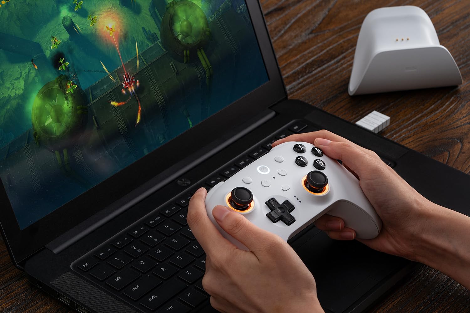 8BitDo Ultimate 2 Bluetooth Controller for Switch/Switch 2 & Windows PC, Switch Pro Controller with TMR Joysticks, Switchable Hall Effect/Tactile Triggers, Vibration and Motion Control - Black 🍁 All In One Marketplace Canada