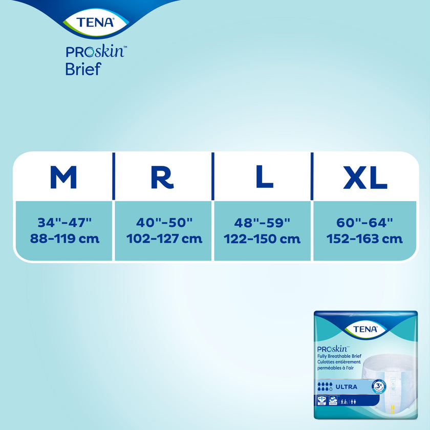 TENA Proskin Ultra Absorbency Incontinence Briefs, Unisex, Medium, 40 ct 🍁 All In One Marketplace Canada