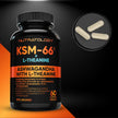 Nutratology® Ashwagandha KSM-66 7200MG + L-Theanine 100MG - Made In Canada | Stress Relief Supplements - Relaxation & Mood Support - Formulated With Bioperine For Enhanced Absorption - 60 Capsules 🍁 All In One Marketplace Canada