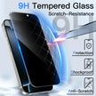 JETech Privacy Screen Protector for iPhone 16 Pro 6.3-Inch, Anti-Spy Tempered Glass Film with Easy Installation Tool, 2-Pack 🍁 All In One Marketplace Canada