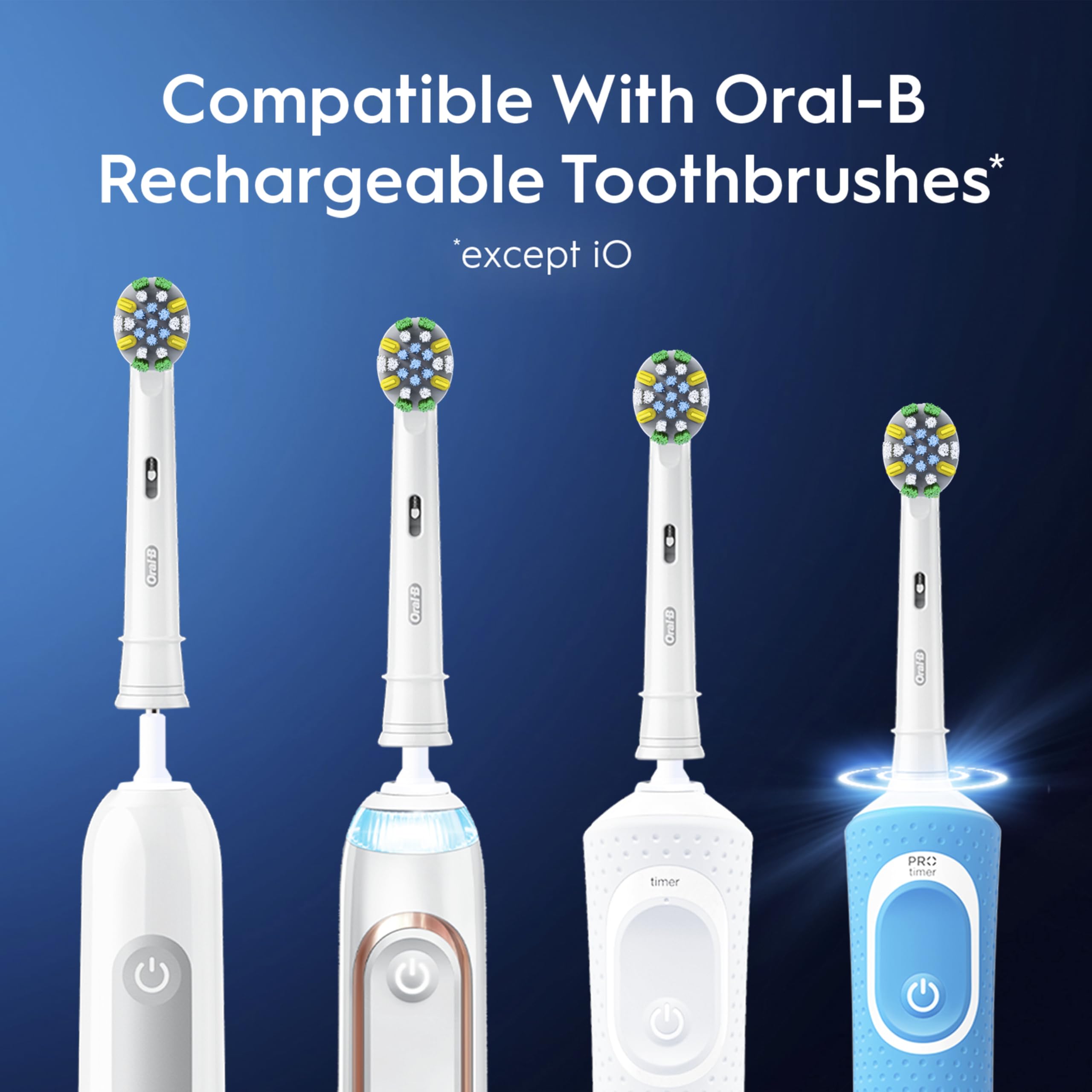 Oral-B FlossAction XFilaments Electric Toothbrush Replacement Brush Heads Refill, white (3 count) 🍁 All In One Marketplace Canada