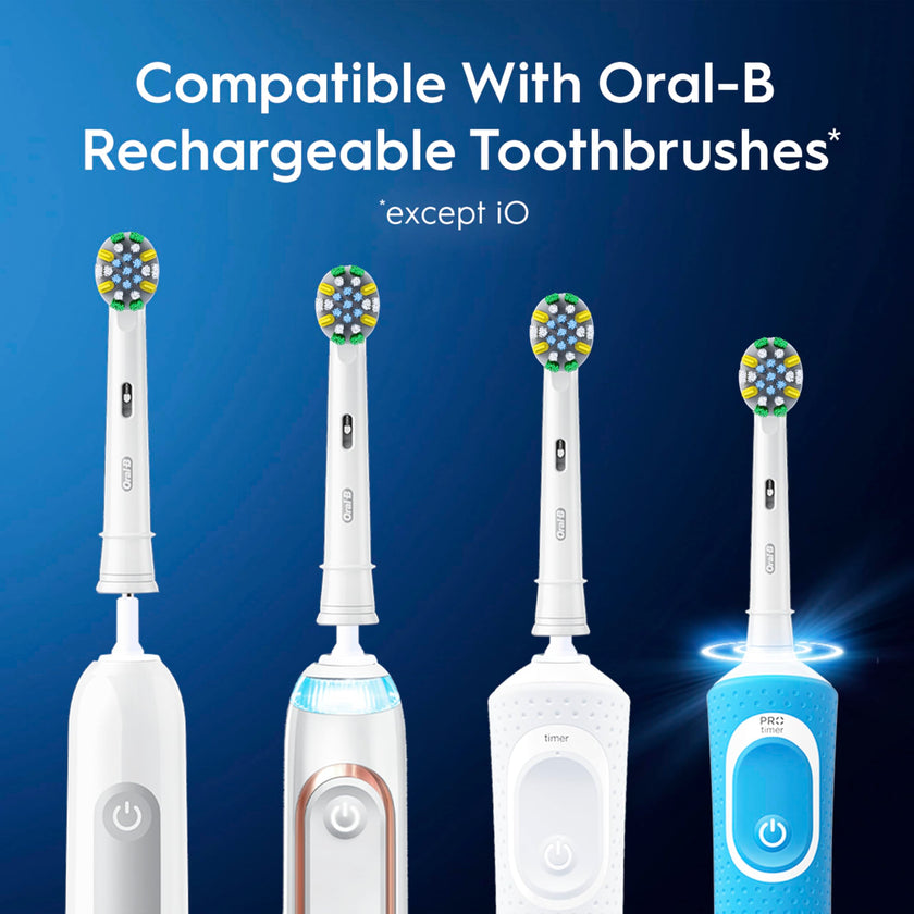 Oral-B FlossAction XFilaments Electric Toothbrush Replacement Brush Heads Refill, white (3 count) 🍁 All In One Marketplace Canada
