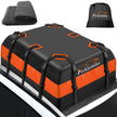 Car Roof Bag Cargo Carrier, 21 Cubic Feet Waterproof Rooftop Cargo Carrier with Anti-Slip Mat + 10 Reinforced Straps + 6 Door Hooks, Suitable for All Vehicle with/Without Roof Rack 🍁 All In One Marketplace Canada