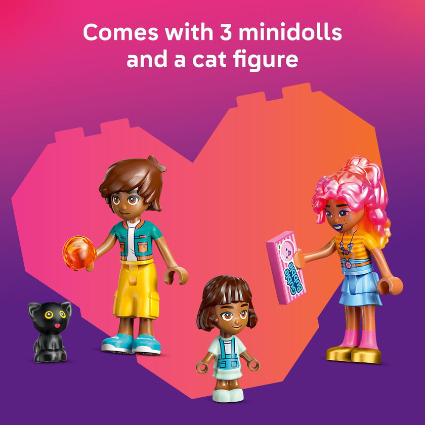 LEGO Friends Heartlake City Candy Store Building Toy - Pretend Play Set for Kids, Girls and Boys, Ages 6+ - with 2 Minidolls, a Micro-Doll, and a Cat Figure - Gift Idea for Birthday - 42649 🍁 All In One Marketplace Canada