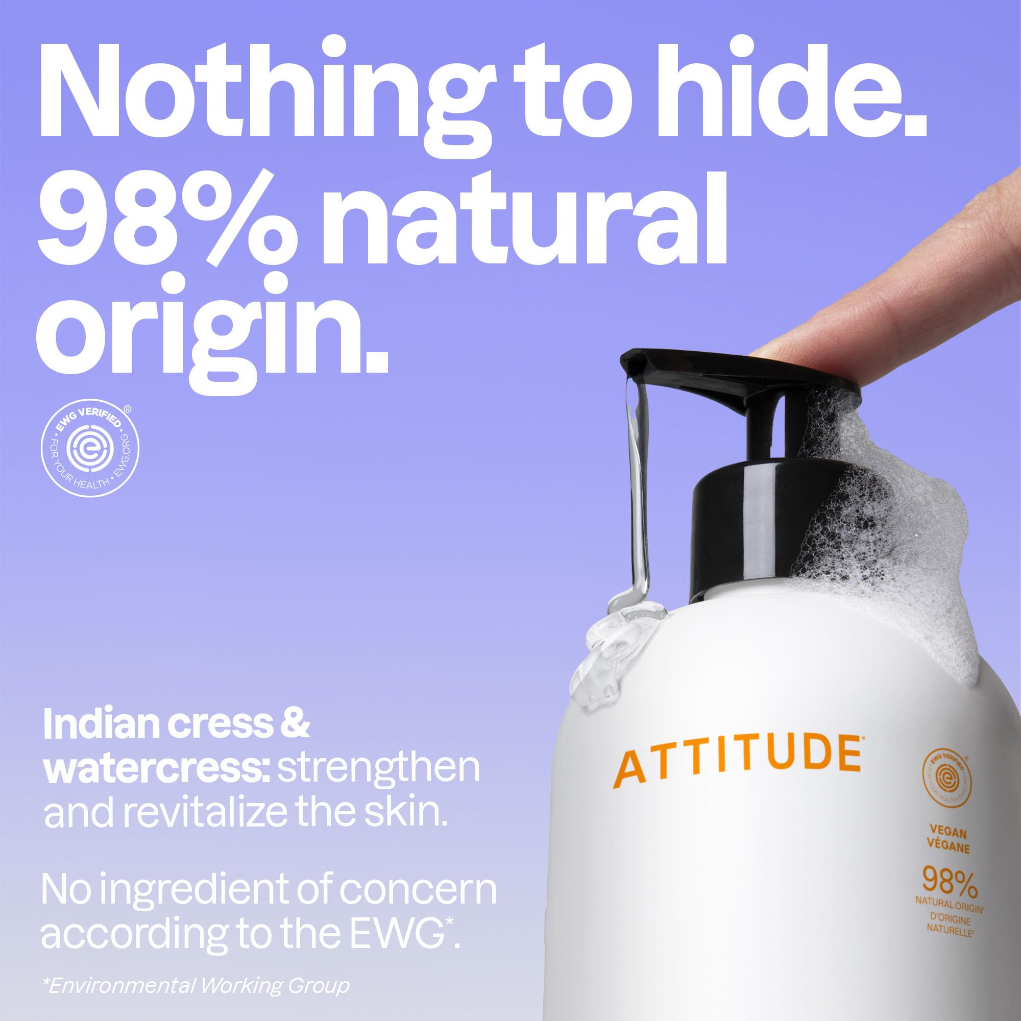 ATTITUDE Liquid Hand Soap, EWG Verified, Plant and Mineral-Based, Vegan Personal Care Products, Orange Blossom & Eucalyptus Scent, 473 mL (Pack of 3) 🍁 All In One Marketplace Canada