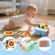 6 in 1 Baby Montessori Toys for 6-12 Months, Montessori Toys for Babies Incl Pull String Toy, Stacking Cups, Tissue Box Toy, Suction Cup Spinner Toys, Stacking Blocks, Activity Cube Gift for Boy Girl 🍁 All In One Marketplace Canada