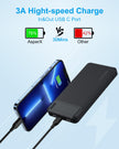 AsperX 2-Pack 15000mAh Portable Charger Power Bank 3A Fast Charging, USB C Output Portable Battery Bank External Battery Pack for iPhone 17/16/15/14/13, Galaxy, Google LG,Tablets and Heated Vest 🍁 All In One Marketplace Canada