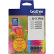 Brother Genuine LC30113PKS Standard Yield Colour Ink Cartridge Value Pack (3), original ink replacement cartridges, cyan/magenta/yellow, ink for Brother inkjet printers MFCJ491DW, MFCJ497DW, MFCJ690DW 🍁 All In One Marketplace Canada