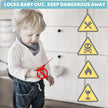 4our Kiddies 12 Pack Child Safety Magnetic Cabinet Locks with 2 Keys, No Drill Baby Proofing Drawer Locks for Baby Safety, Invisible Adhesive Magnetic Cupboard Locks for Kitchen Cabinet and Drawers 🍁 All In One Marketplace Canada