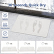 Ceecysaa 60 x 39cm Stone Bath Mat, Diatomaceous Earth Quick Dry Non Slip, White 🍁 All In One Marketplace Canada