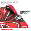 AirHead G-Force 3 Towable 1-3 Rider Tube for Boating and Water Sports, Heavy Duty Full Nylon Cover with Zipper, EVA Foam Pads, and Patented Speed Safety Valve for Easy Inflating & Deflating 🍁 All In One Marketplace Canada