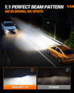 SEALIGHT H7 LED Headlight Bulbs, 60000LM 1000% Super Brighter, 1:1 Mini Size H7 LED Bulbs, 6500K Cool White with Fan, Halogen Replacement, Plug and Play, Pack of 2 🍁 All In One Marketplace Canada
