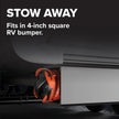 Camco RhinoFLEX 20-Ft Camper/RV Sewer Hose Kit - Features Clear Elbow Fitting w/Removable 4-in-1 Adapter - Connects to 3” Slip or 3”/3.5”/4” NPT Threaded Sewer Connection (39742) 🍁 All In One Marketplace Canada