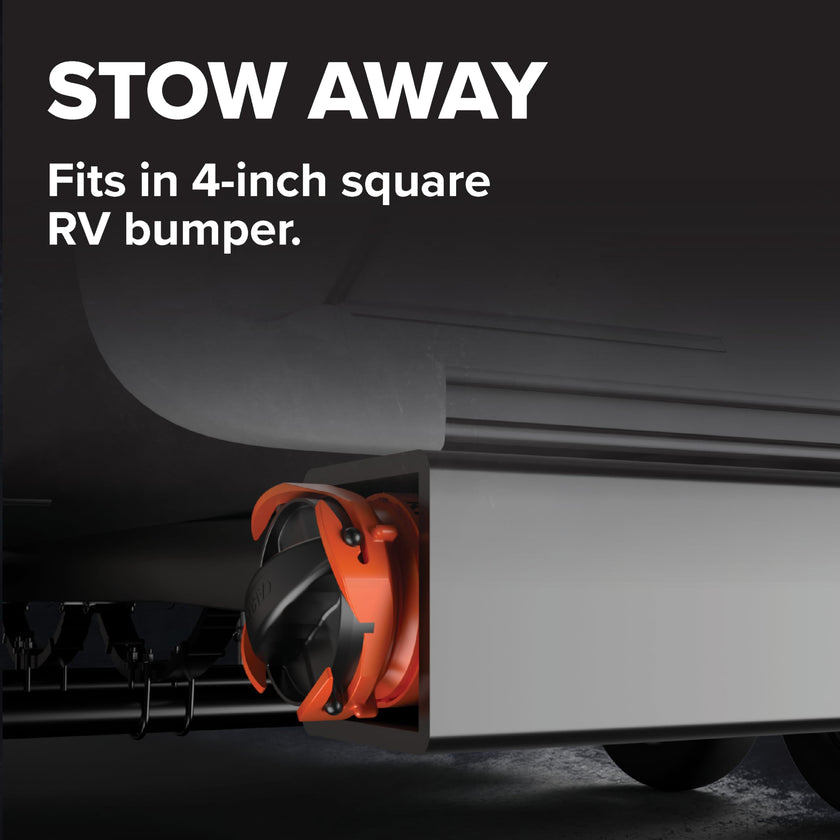 Camco RhinoFLEX 20-Ft Camper/RV Sewer Hose Kit - Features Clear Elbow Fitting w/Removable 4-in-1 Adapter - Connects to 3” Slip or 3”/3.5”/4” NPT Threaded Sewer Connection (39742) 🍁 All In One Marketplace Canada