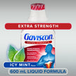 Gaviscon Liquid Extra Strength Antacid - 600 ml - Antacid Liquid for Day and Night Heartburn Relief, Acid Reflux and GERD Relief, Icy Mint- Free of Aluminum, Lactose and Gluten 🍁 All In One Marketplace Canada
