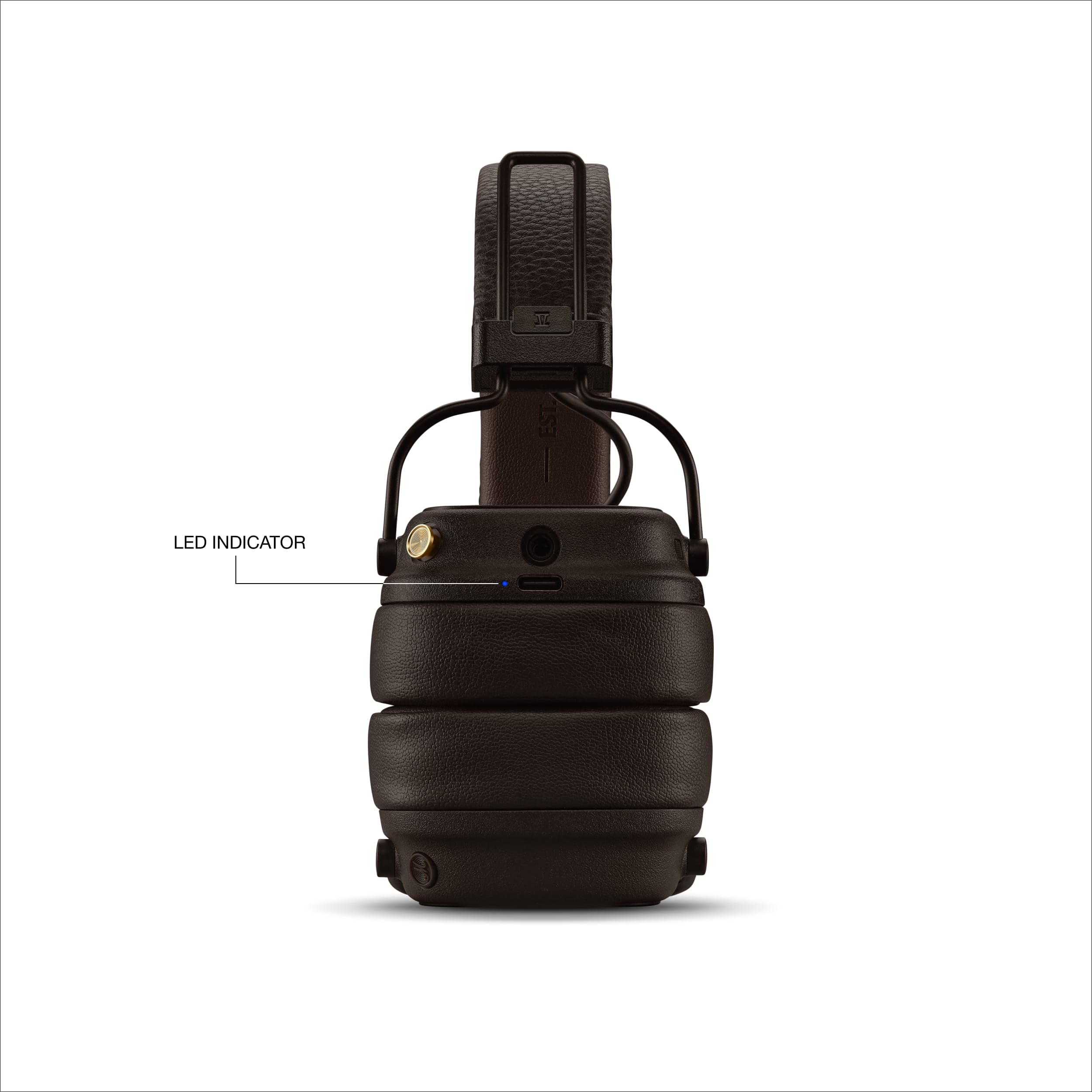 Marshall Major V Wireless On-Ear Headphones with 100+ Hours of Playtime - Brown 🍁 All In One Marketplace Canada