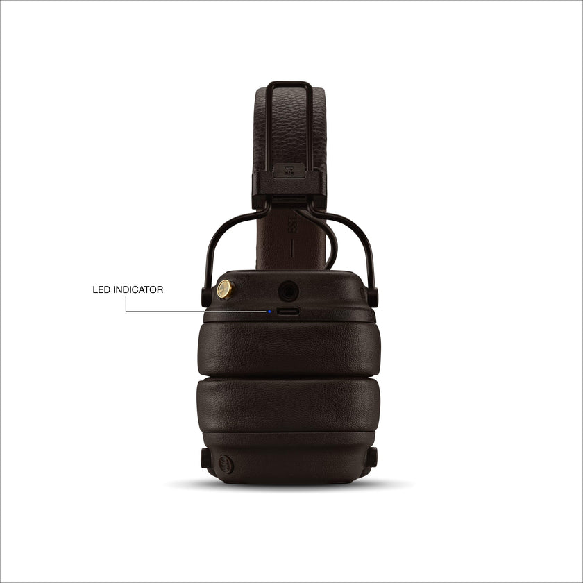 Marshall Major V Wireless On-Ear Headphones with 100+ Hours of Playtime - Brown 🍁 All In One Marketplace Canada