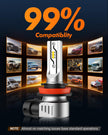 SEALIGHT H11 LED Fog Light Bulbs Yellow, 600% Brightness 12000LM H8 H9 H16 Fog lamp Lights or Daytime Running Lamp, 3000K Golden Yellow, Pack of 2 🍁 All In One Marketplace Canada