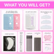 Korean Lash Lift Kit - 5 Sets At Home Eyelash Perm Kit with Upgraded Glue, Eyelash Lift, DIY Lash Perm Easy for Beginner & Professional, Semi Permanent Perming Wave Suitable For Salon & Home (Blue) 🍁 All In One Marketplace Canada